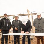 Ceremonia Primera Piedra 1° Compañía de Bomberos Las Cabras